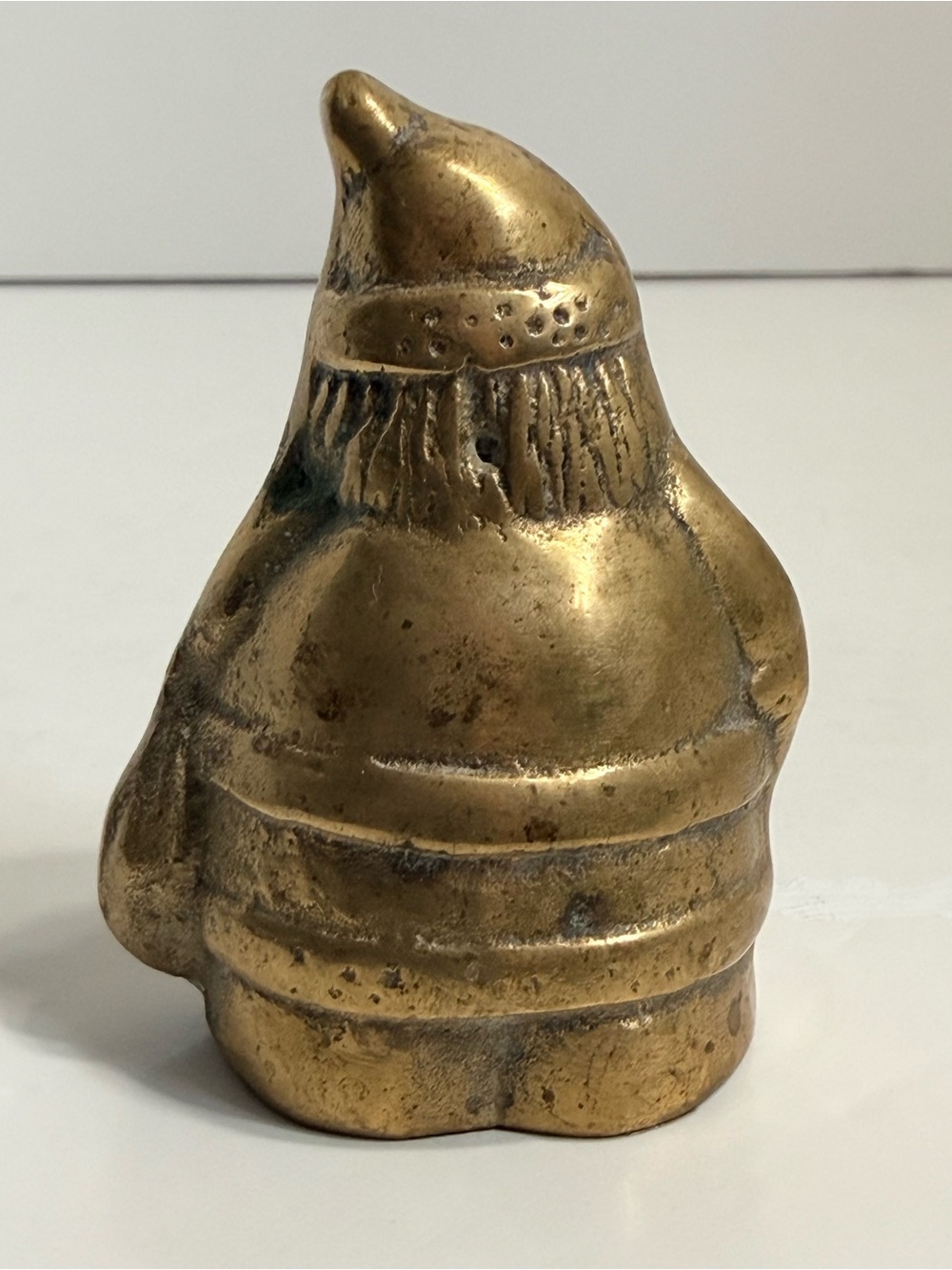 Vintage Brass Santa Claus Bell - Picture 3 of 6